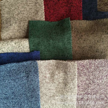 供应双色摇粒绒粗针阳离子拉毛布