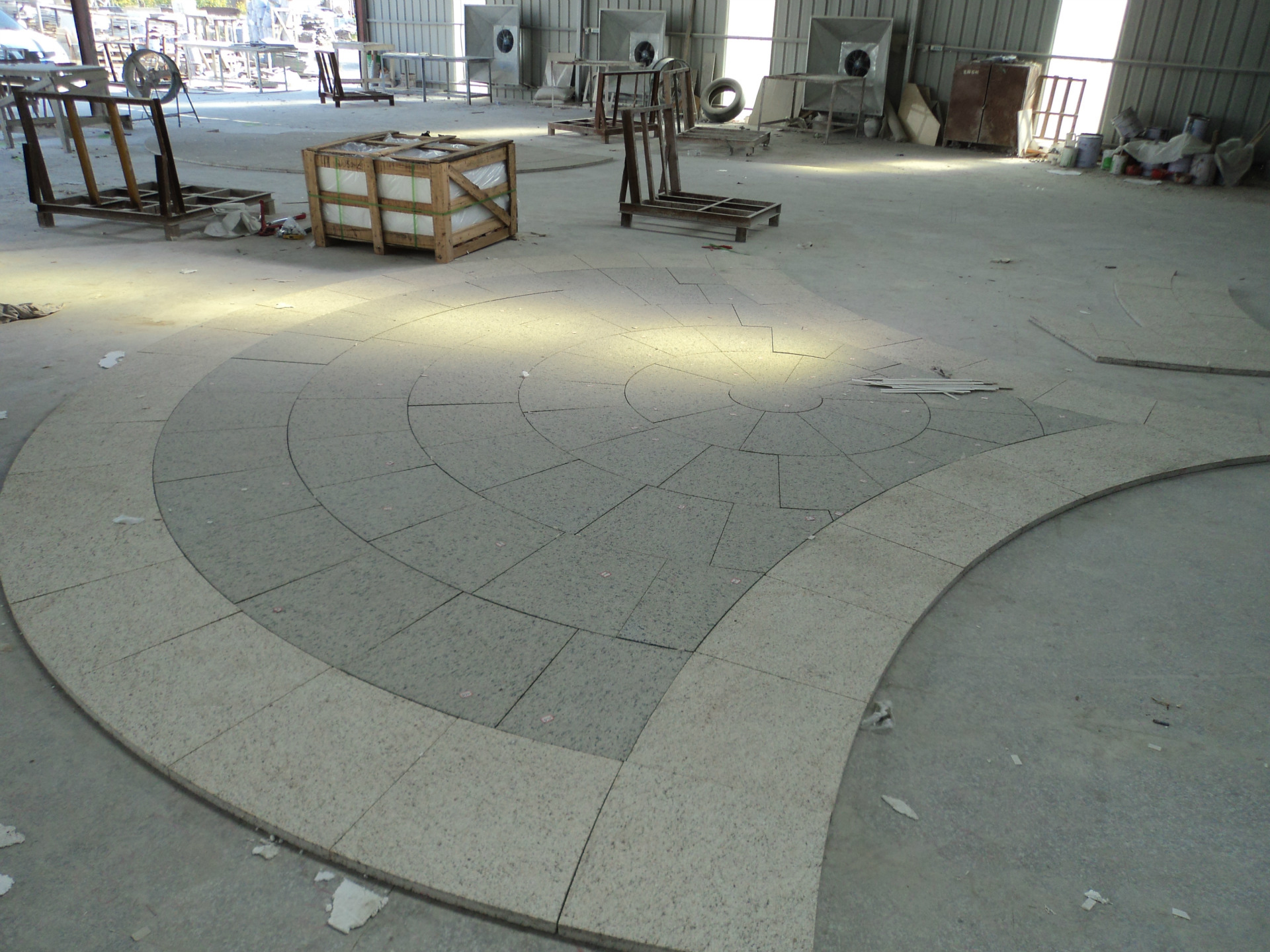 品质款 供应花岗岩水刀地铺 进口石材拼花