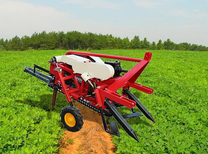 是根据农民的实际种植情况,专门设计的适合花生收获的机器.