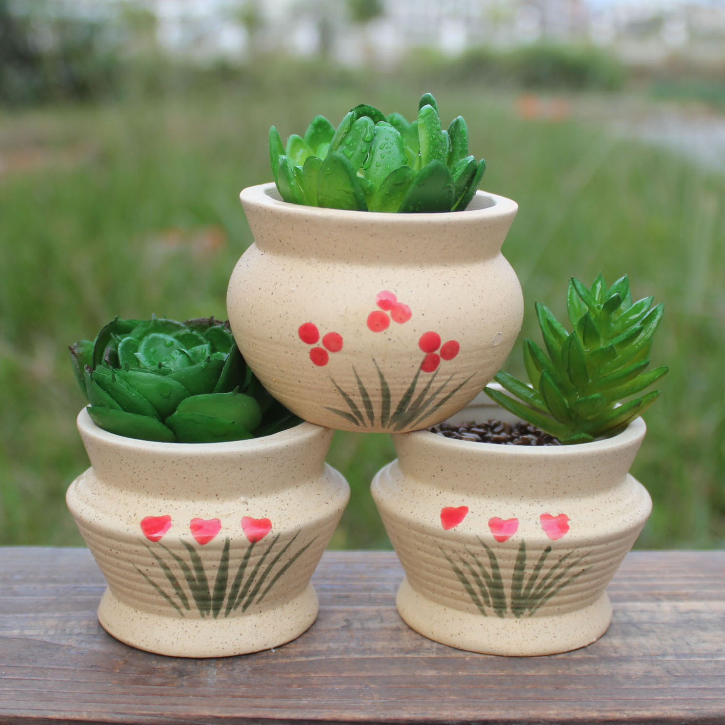 多肉花盆12525拇指小花盆办公桌小花盆陶瓷工艺品厂家直销批发