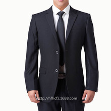 承接加工西服套装 男士新款韩版西服修身职业套装