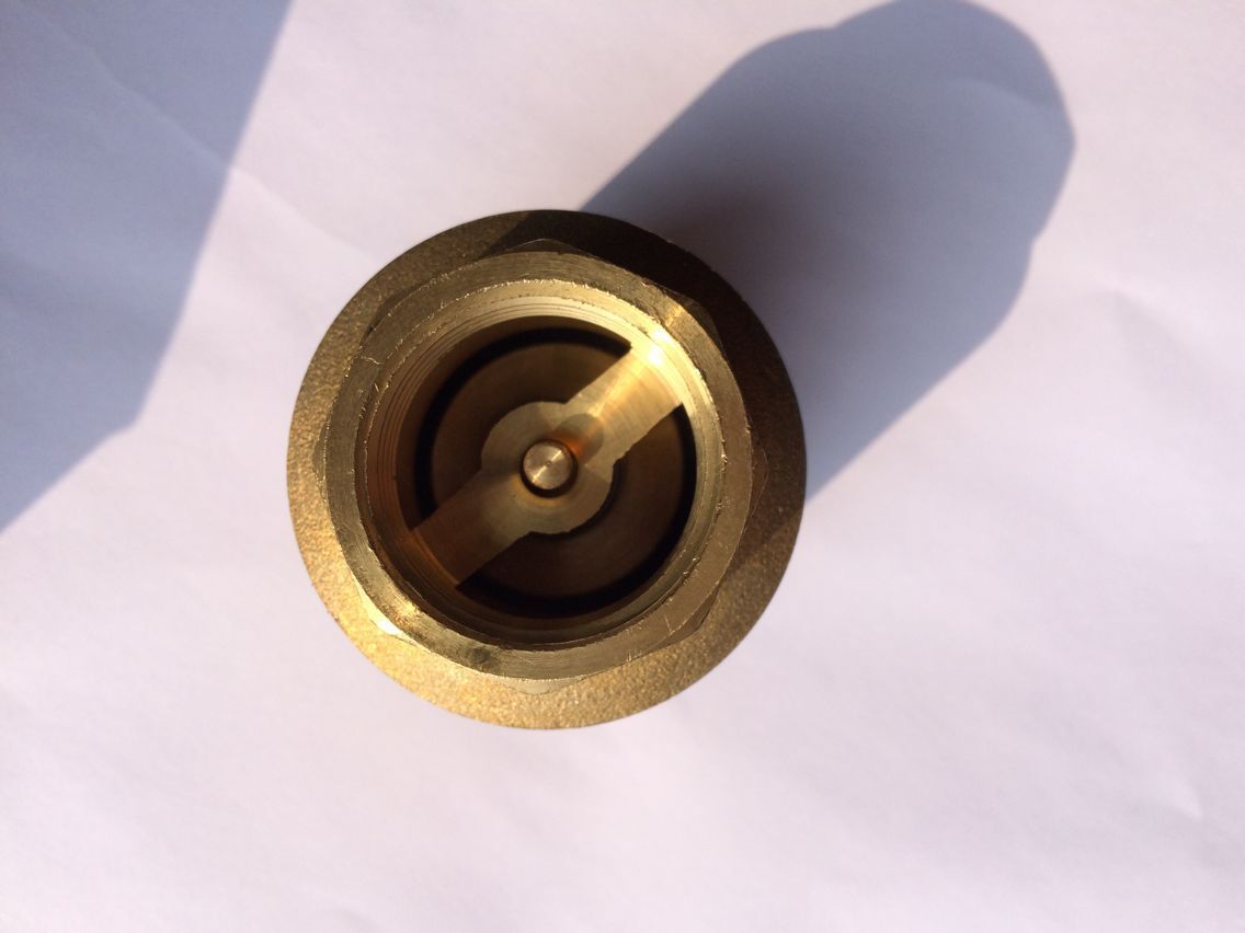 黄铜立式弹簧止回阀厂家直销铜芯子立式止回