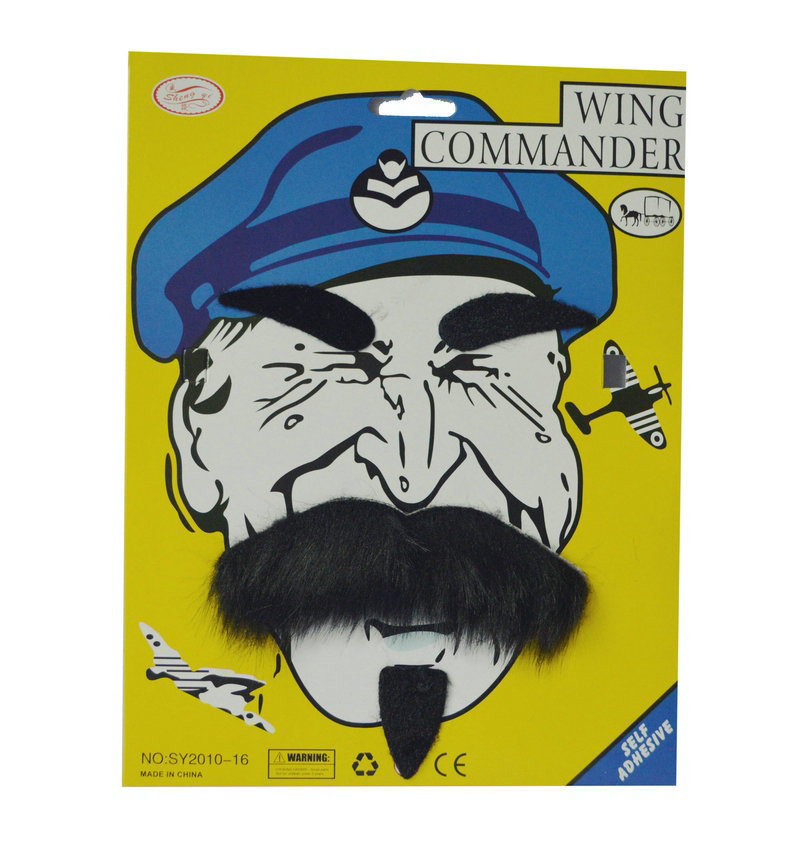 戏剧粘贴胡子舞台表演用品道具搞怪八字胡假胡须海盗胡子来样订做