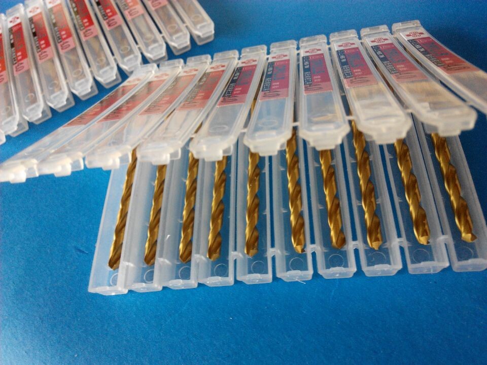 台湾苏氏sus钻头镀钛涂层hss高速钢钻咀金色不锈钢钻1-13.