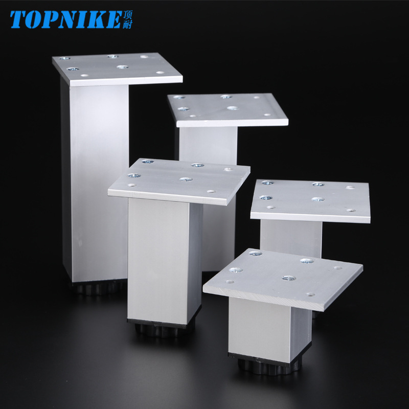 专业生产橱柜脚家具脚38方形可调柜脚浴室柜脚电视柜脚铝合金柜脚