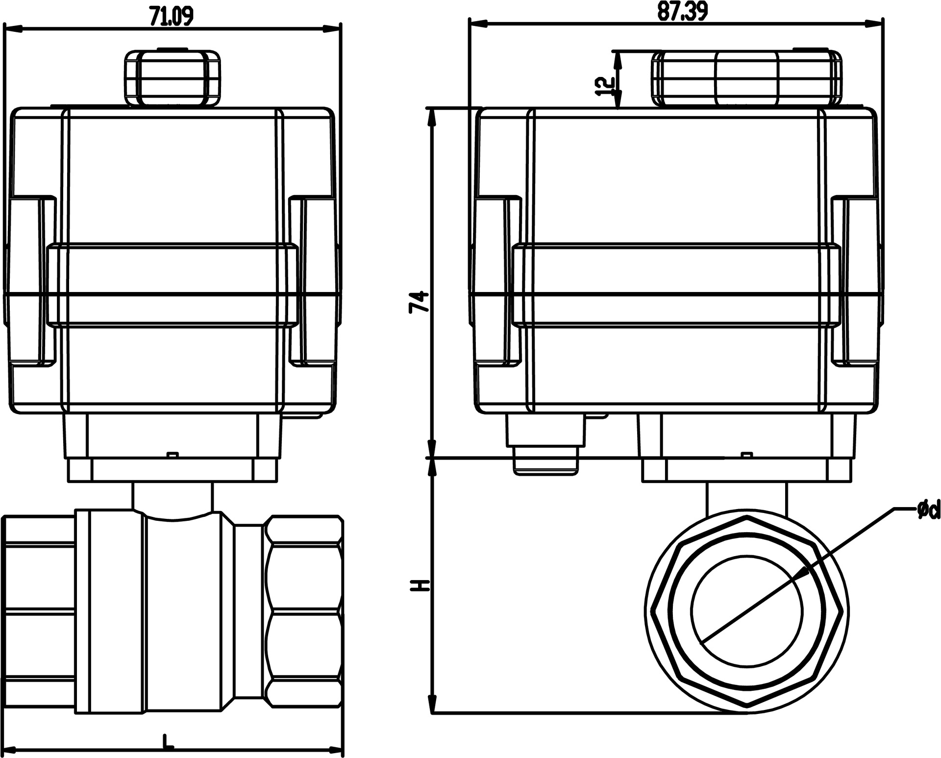 产品外形示意图
