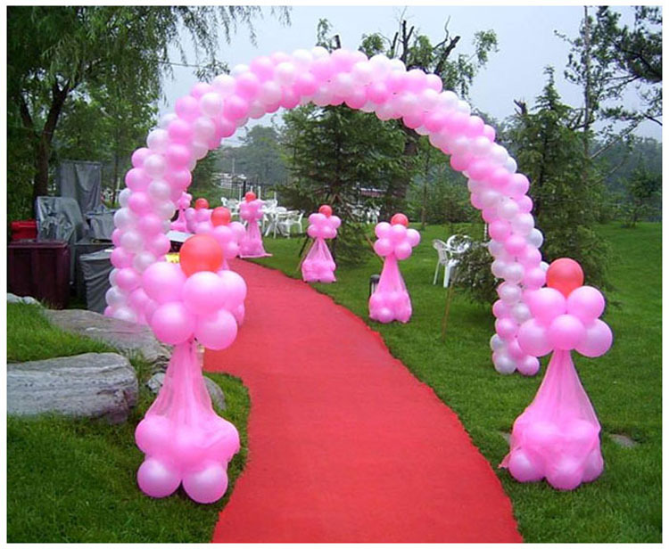 气球拱门 婚礼装饰专用 碳纤维材质彩虹门 美观大气 热销