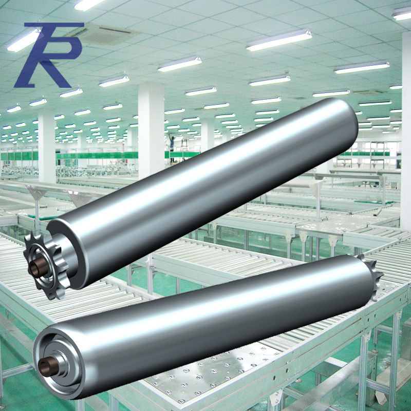 辊筒厂家生产销售动力不锈钢滚筒 单链动力滚轴 流水线不锈钢辊筒