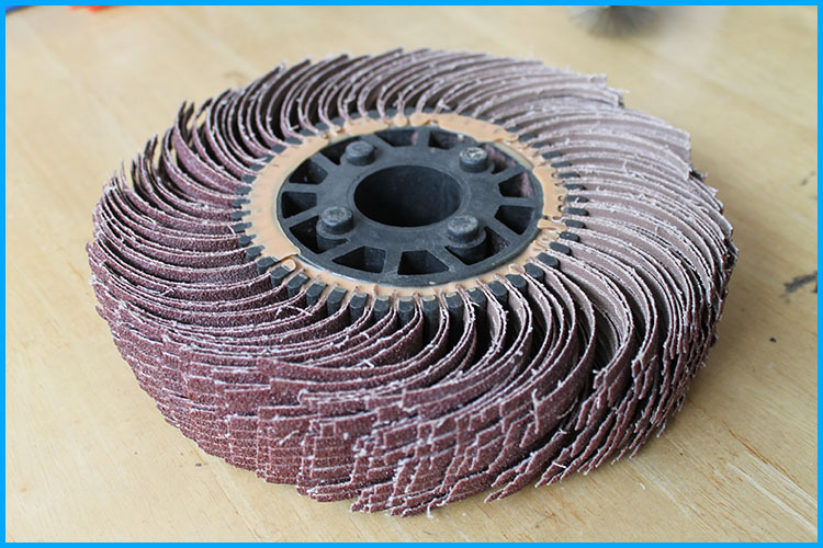 不锈钢板抛光异形千叶轮 铁夹卡盘式千页轮 高性价比叶轮专业批发 - 