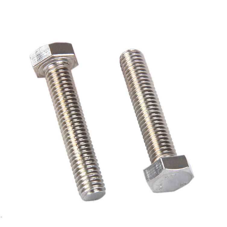 304不锈钢 外六角螺栓 外六角全螺纹螺丝钉 m5*8-m5*50