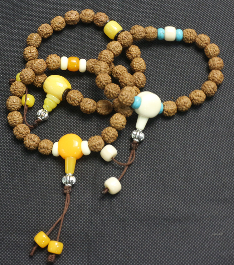 【厂家直销】凤眼菩提手串108精品 藏式饰品 小金刚三串配饰