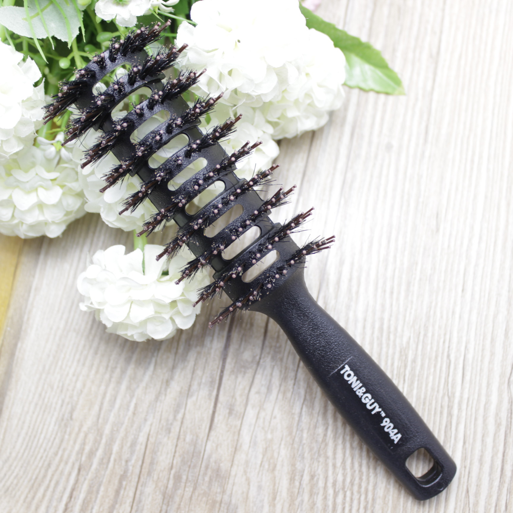 【厂家直销】巧工九排梳 排骨梳 带猪鬃毛