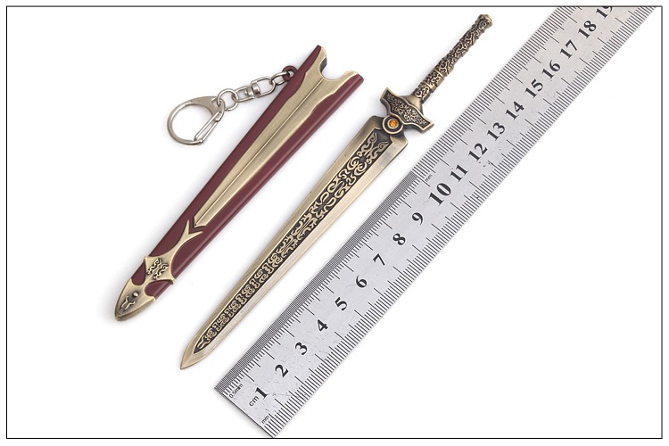 花千骨武器悯生剑断念剑 17厘米 未开刃 白子画 杀阡陌 合金剑