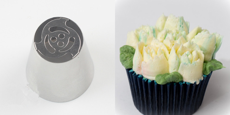 俄罗斯裱花嘴 一体成型无缝焊接 韩式裱花 大号挤花嘴 烘焙工具