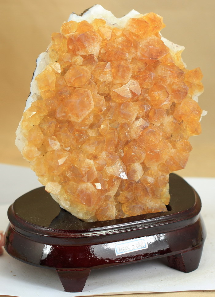 天然巴西黄晶簇黄水晶块摆件黄水晶洞原石玛瑙洞摆件镇宅招财