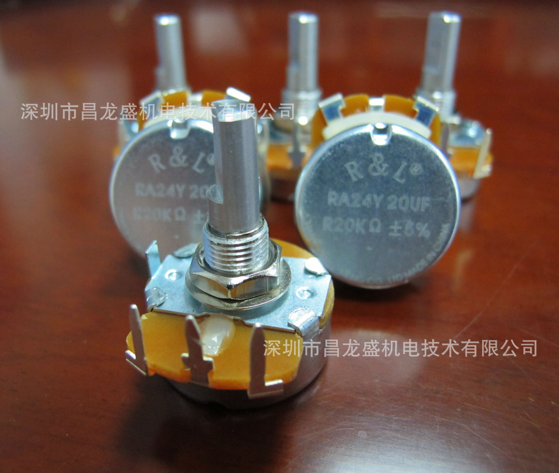 供应线绕电位器ra24y电位器 旋转式电位器 音响用电位器