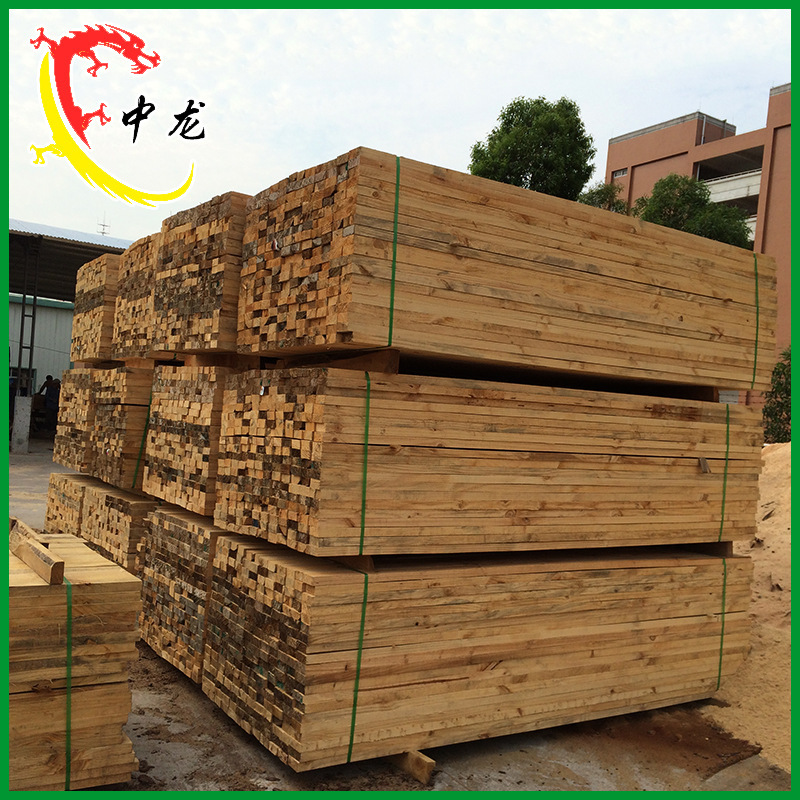 厂家供应 4米辐射松木方 南方松建筑木方