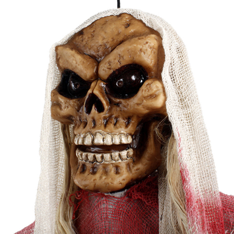 万圣节用品 酒吧装饰道具 声控鬼叫大鬼人