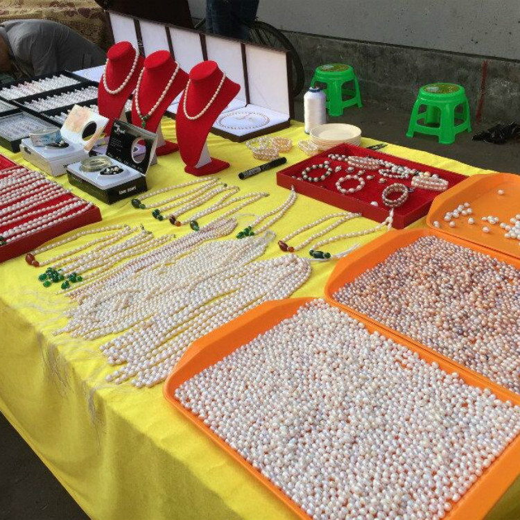 北海珍珠批发 项链串链 地摊跑江湖产品 小饰品  可货到付款