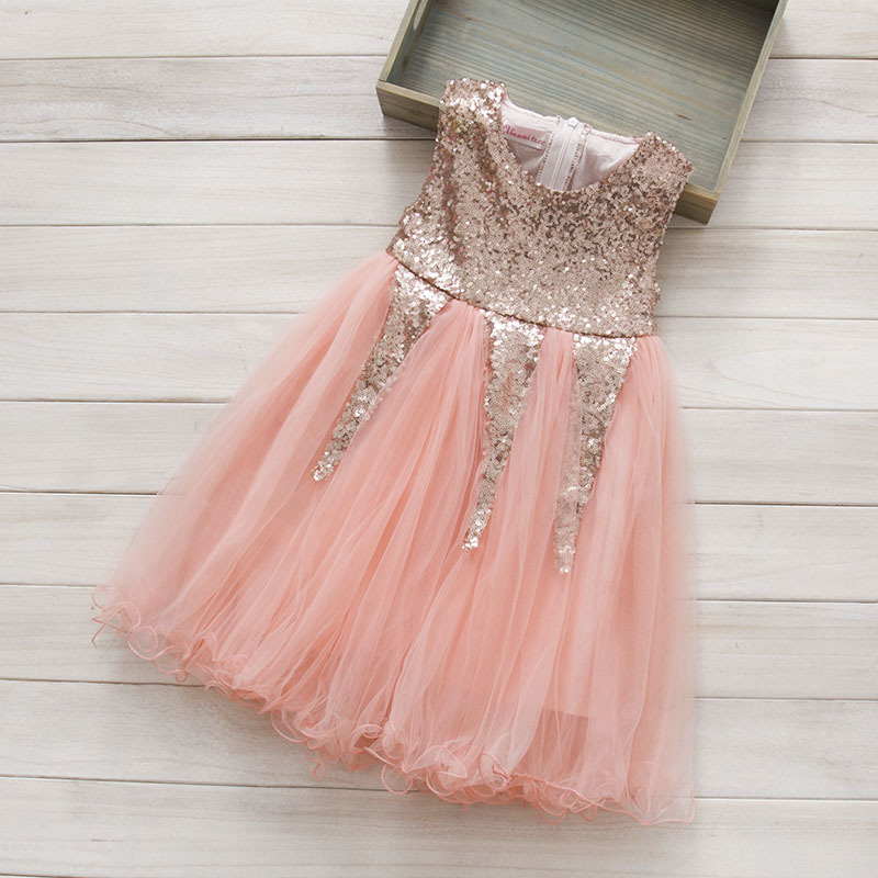 Pink Party Dress for Girls