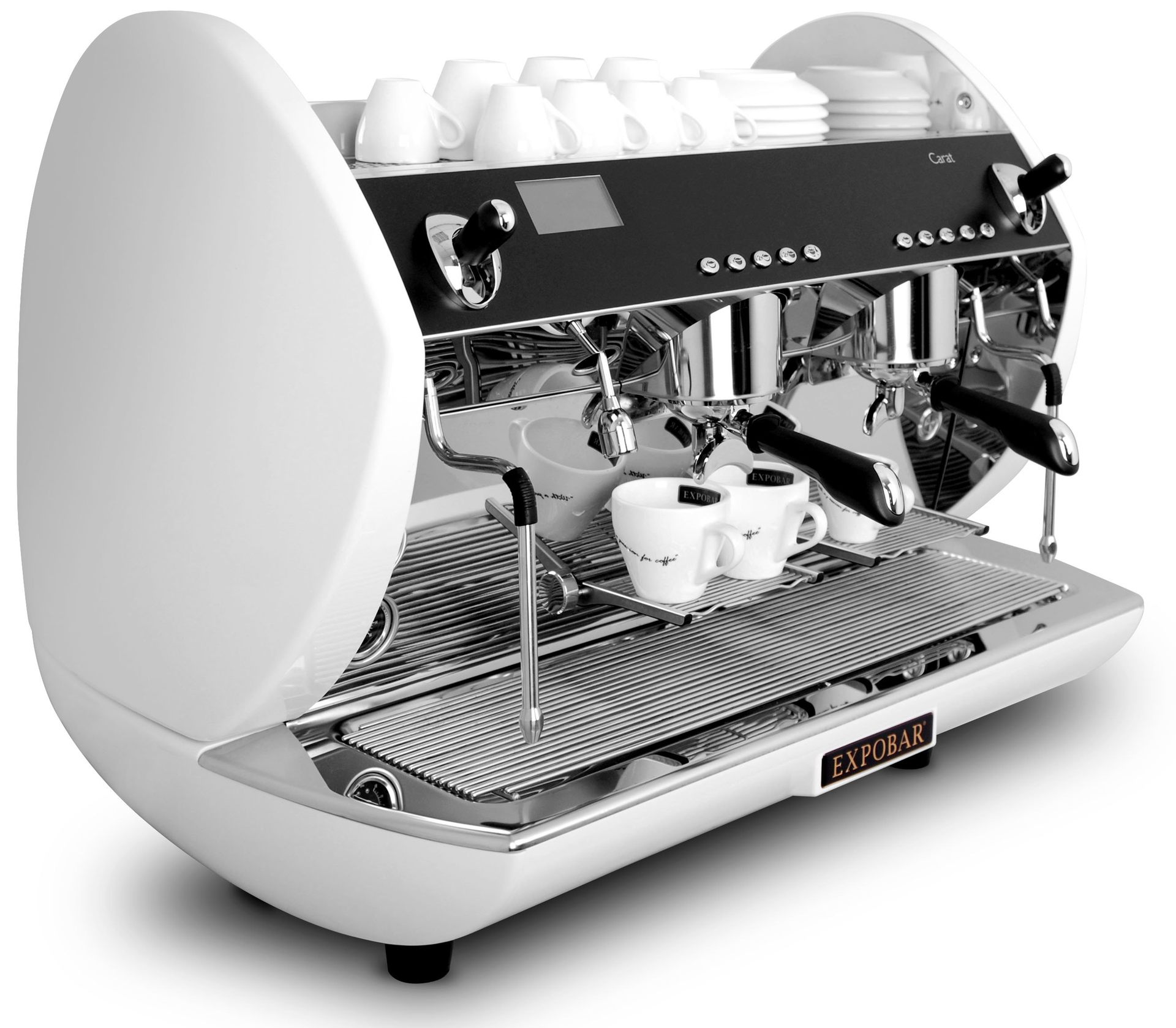 批发expobar爱宝/crem8302/carat克拉双头液显香浓咖啡机.