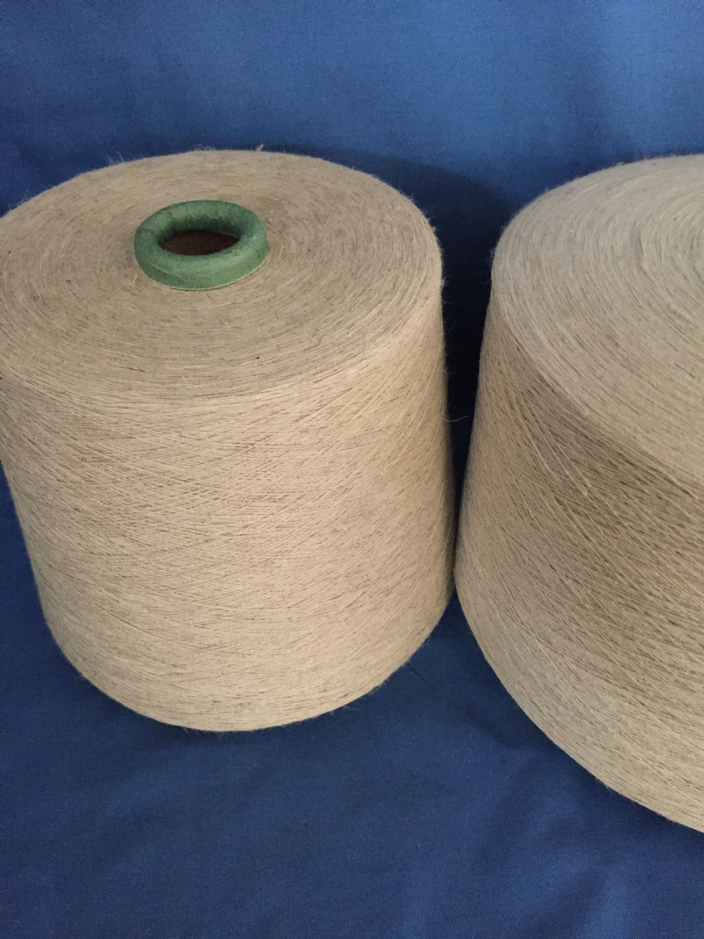 麻棉氨纶包覆纱 亚麻棉包氨纶 混纺棉麻弹力纱 11支本色 现货