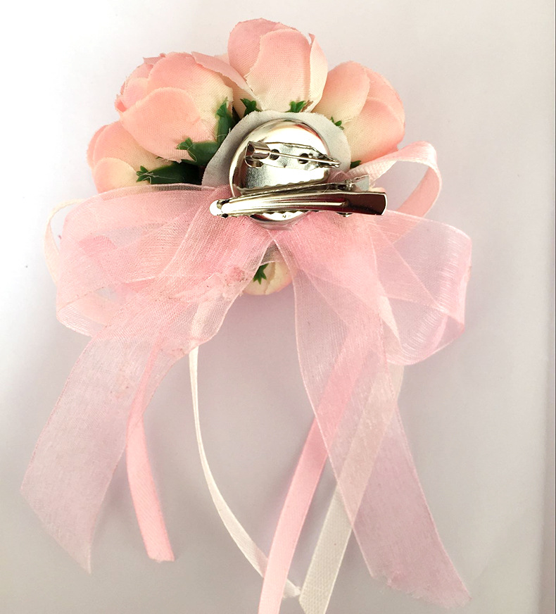 婚庆用品2016新款主持人迎宾胸花10头胸花可赠送飘带高档别针