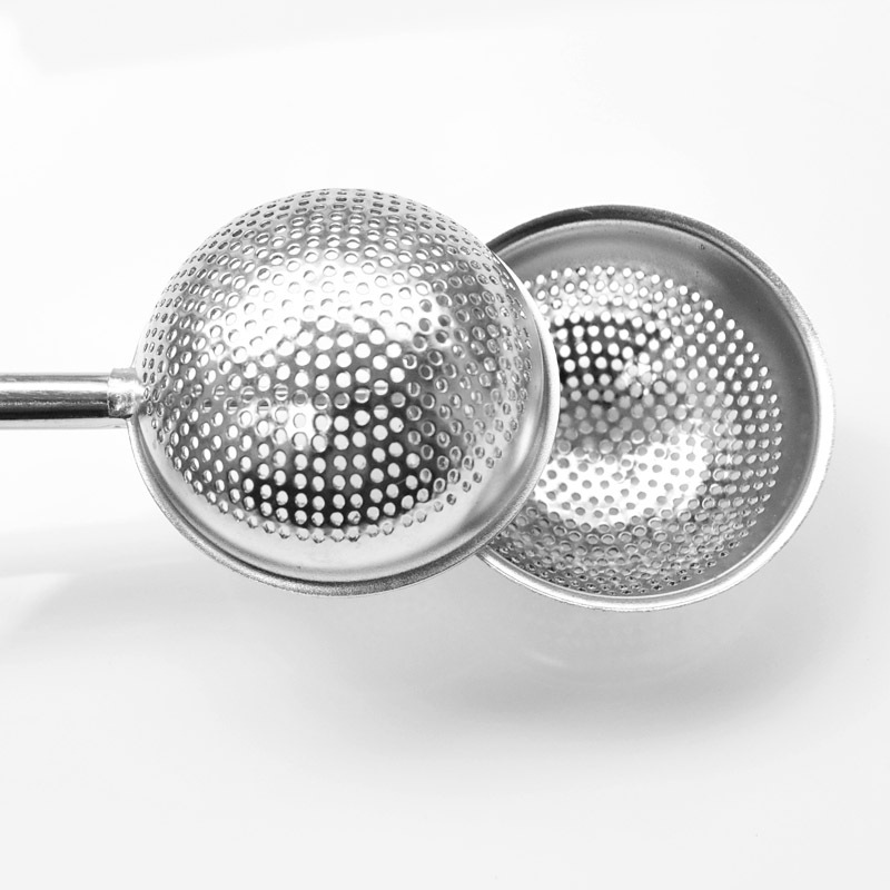 针筒304不锈钢茶隔 可伸缩泡茶过滤器茶叶夹茶漏 调味球 创意茶具