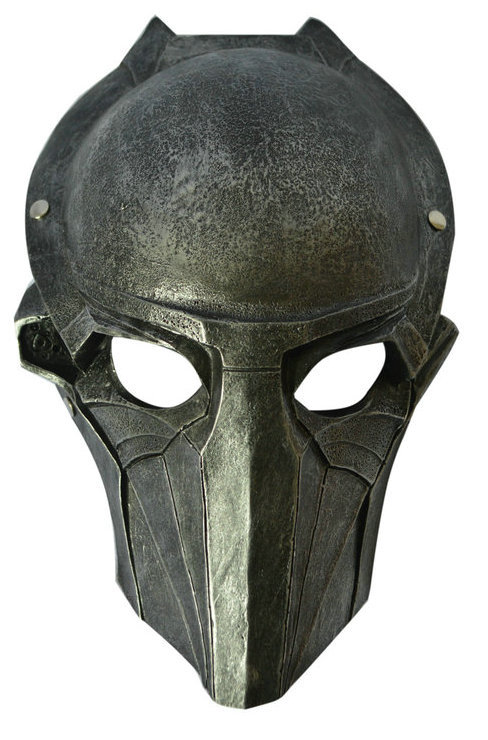 万圣节面具铁血战士鹰面恐怖面罩化妆舞会道具 树脂面具装饰品