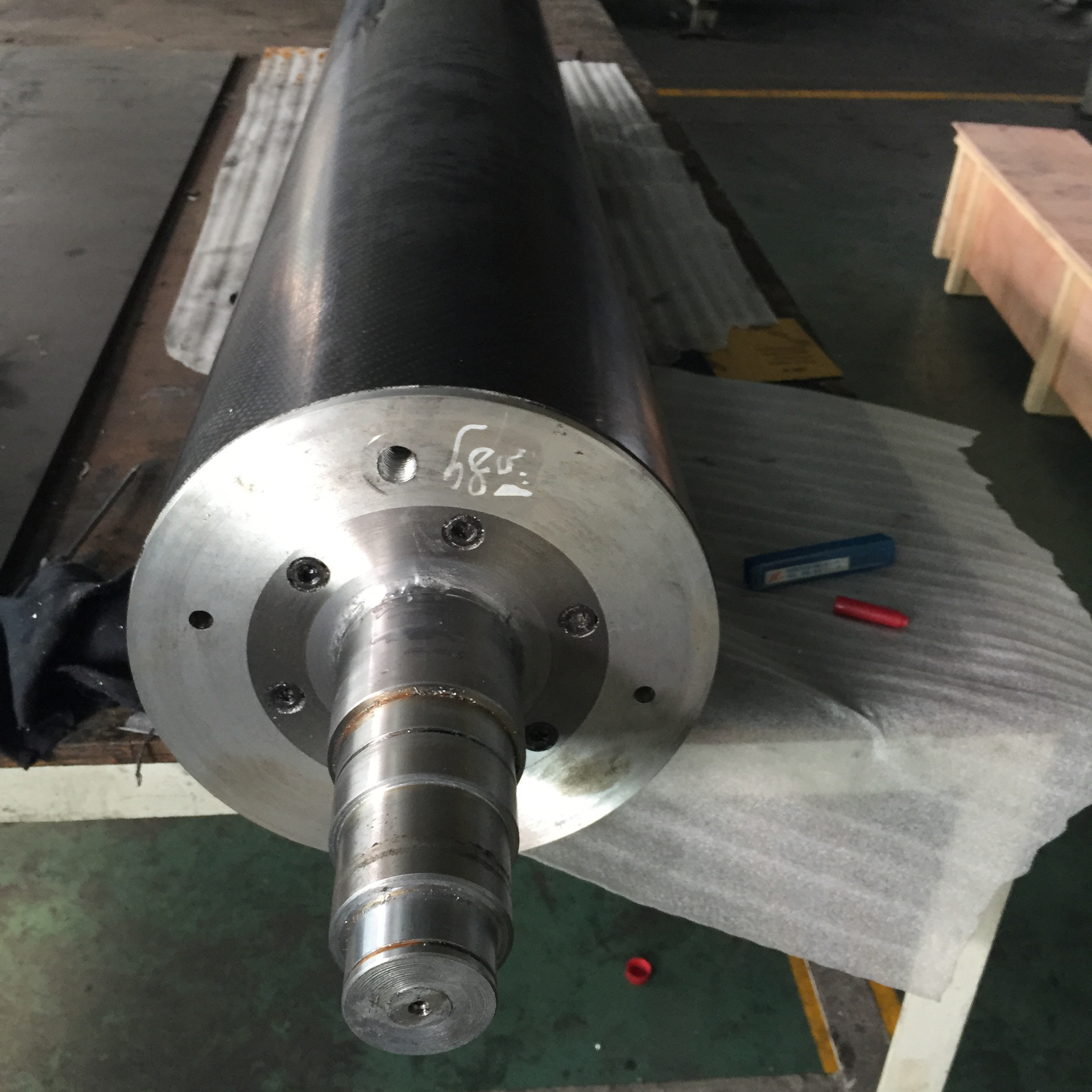 有轴式碳纤维导辊辊筒铝箔行业设备专用动平衡g25级可定制