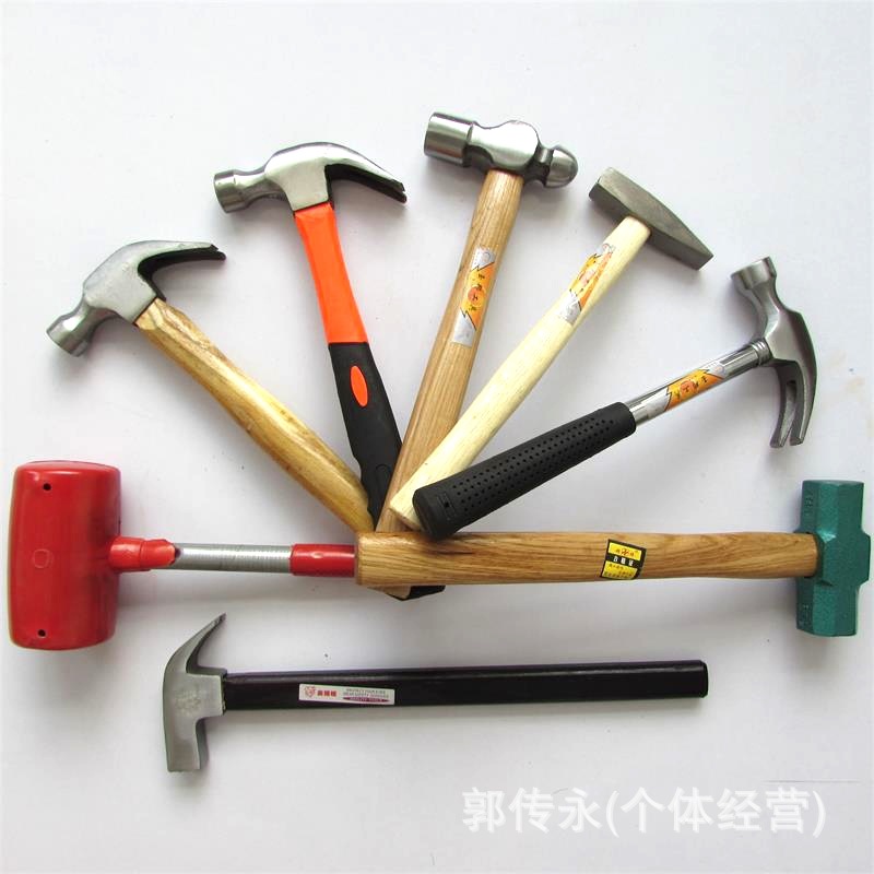 木柄透明橡胶锤 牛筋橡皮锤子 地板手锤 安装锤