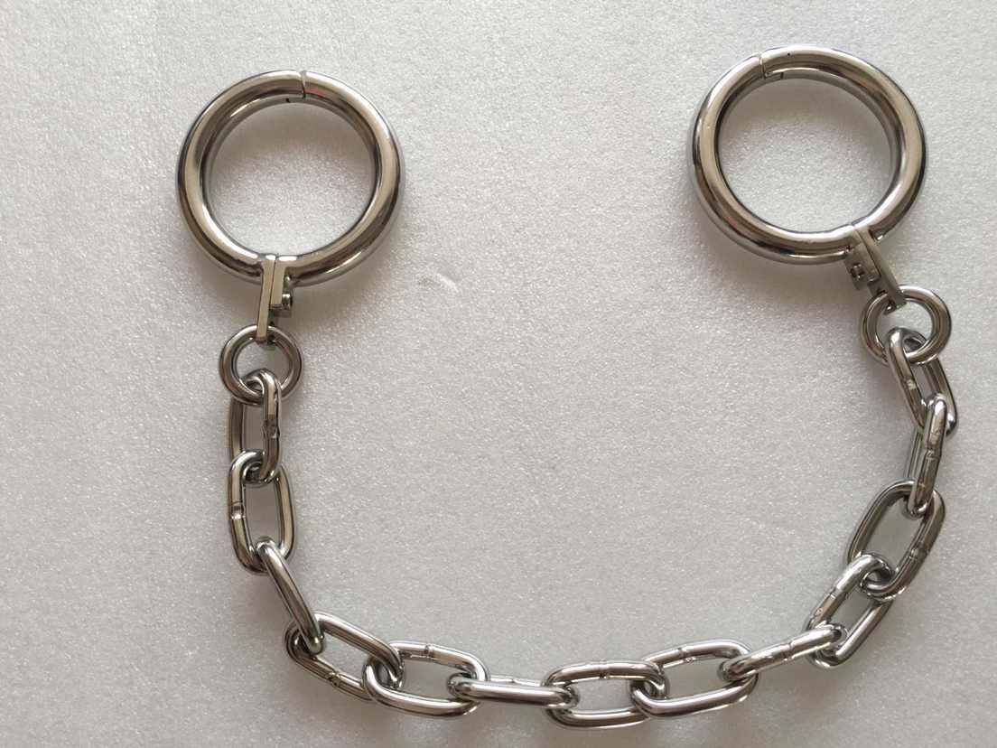 黑帝正品 新款不锈钢正圆圆形脚镯 成人情趣用品批发 招代理
