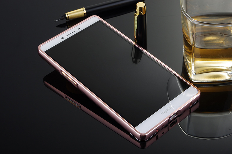 oppor7plus手机套 r7plus电镀镜面 oppo r7plus 金属边框 保护壳