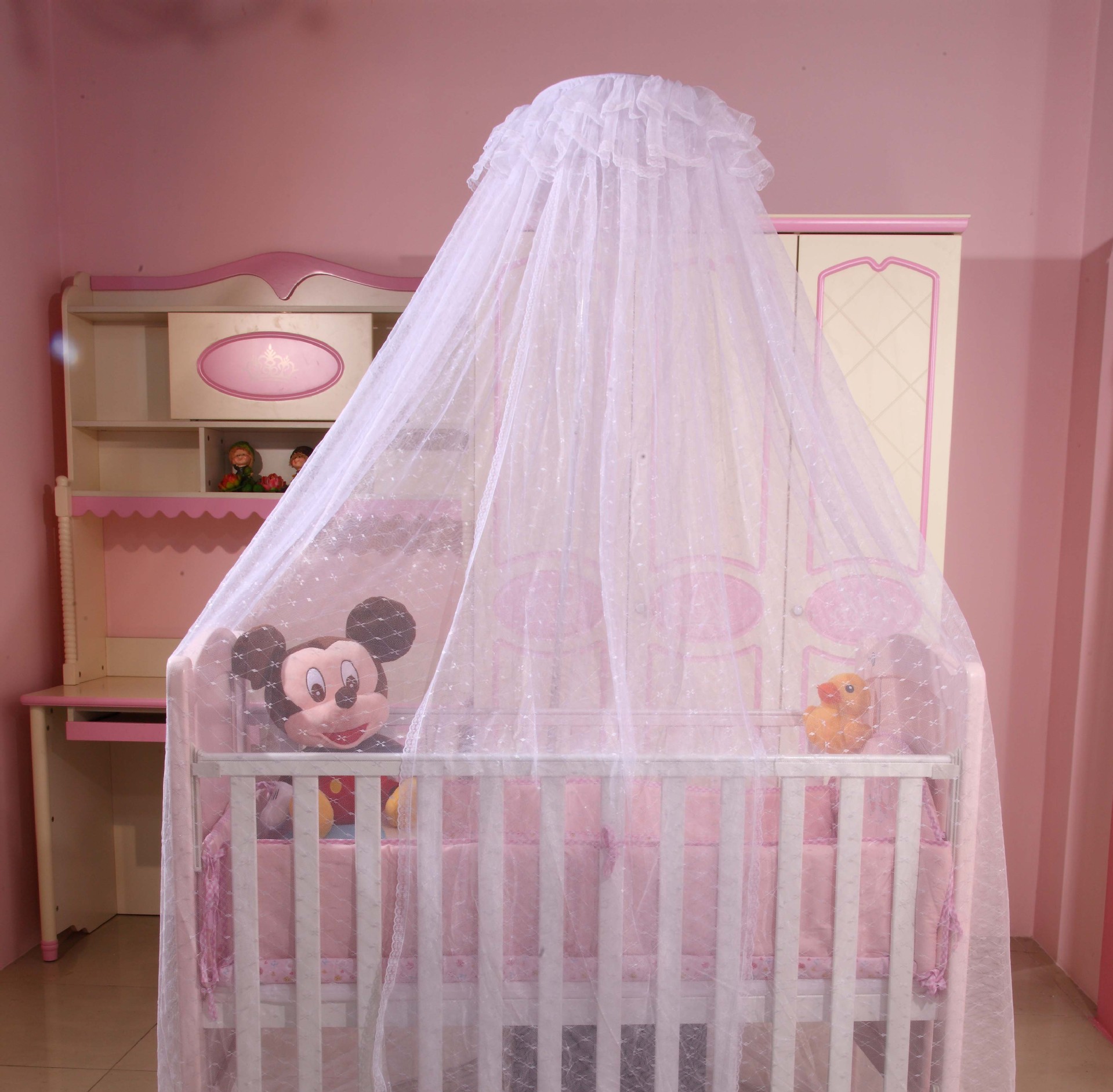 婴儿 儿童 宫廷宝宝儿童床豪华 落地升降蚊帐婴儿床蚊帐一件代发