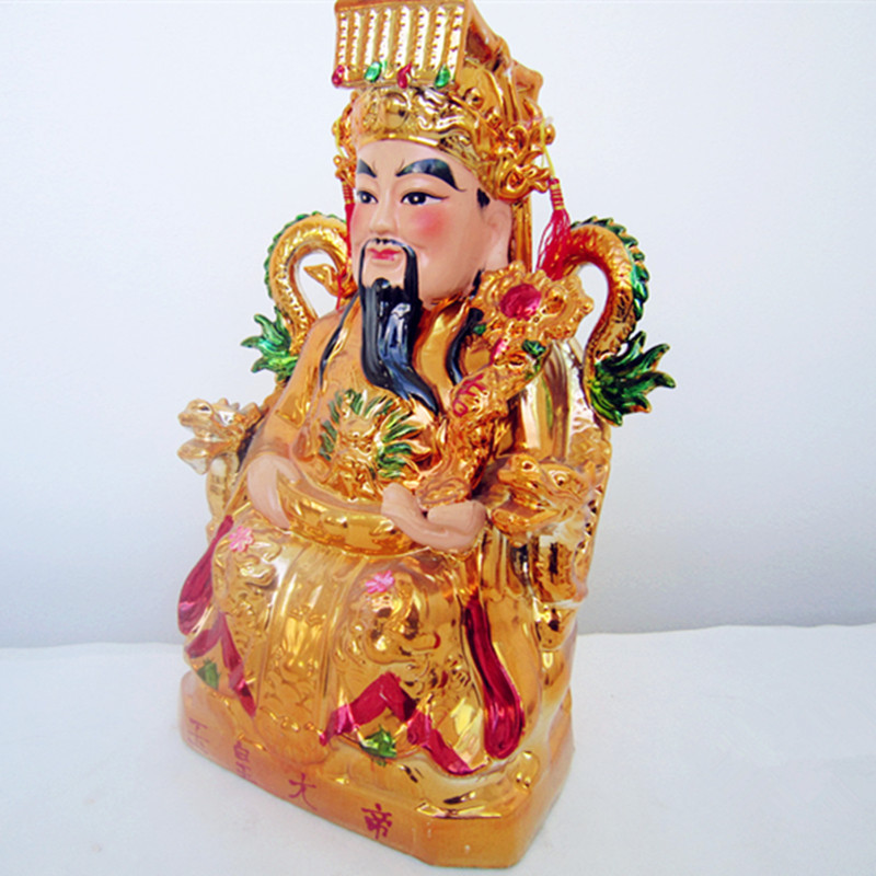 镀金玉皇大帝金身神像 招财摆件辟邪礼品 佛像批发