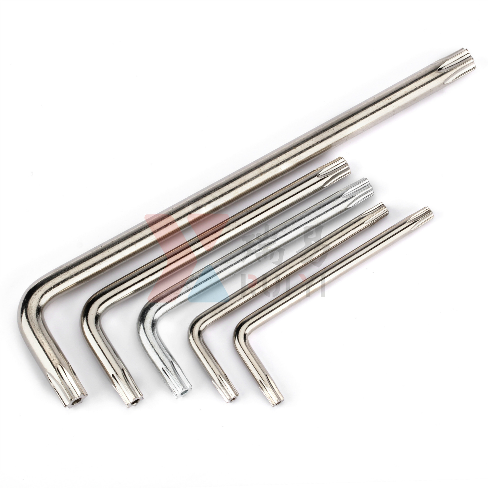 双头梅花扳手 l形内梅花槽扳手 花形螺丝扳手t10t15t20t30t40t50