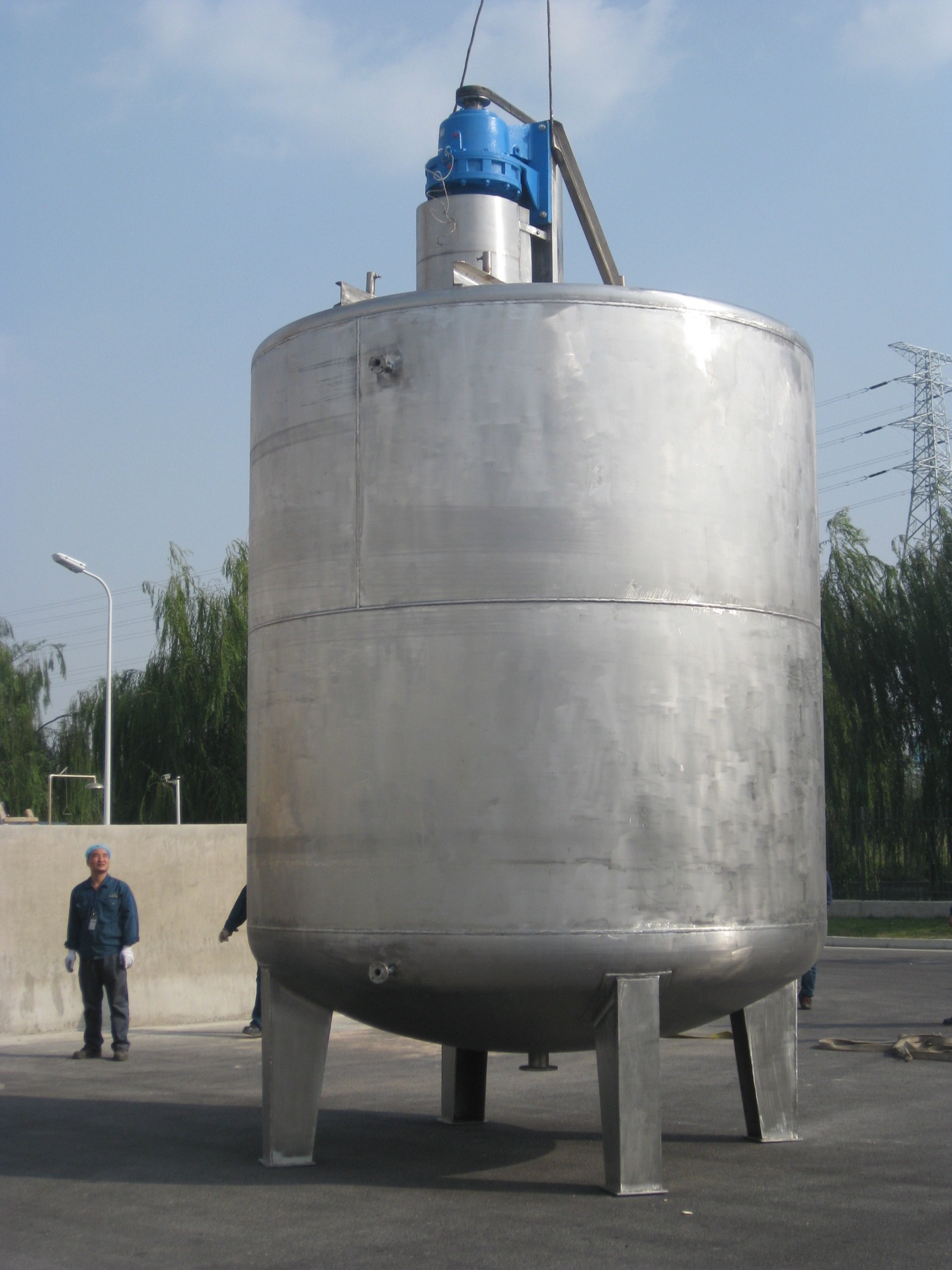 供应gaston加斯顿 不锈钢吨桶用电动搅拌机 非标不锈钢反应釜