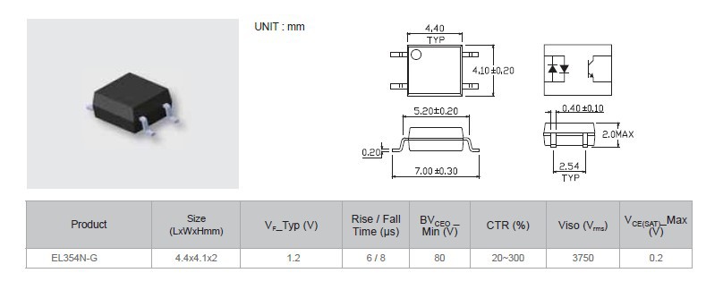 亿光el357n光耦 电源专用4pin耦合器 现货el357n光耦