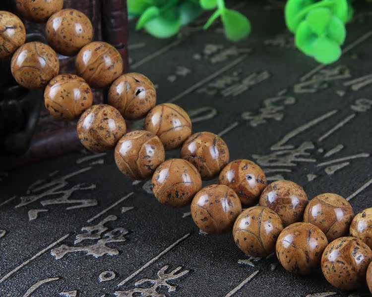 天然龙眼菩提打磨龙眼菩提子108颗佛珠念珠麒麟眼虎眼货批发-阿里巴巴