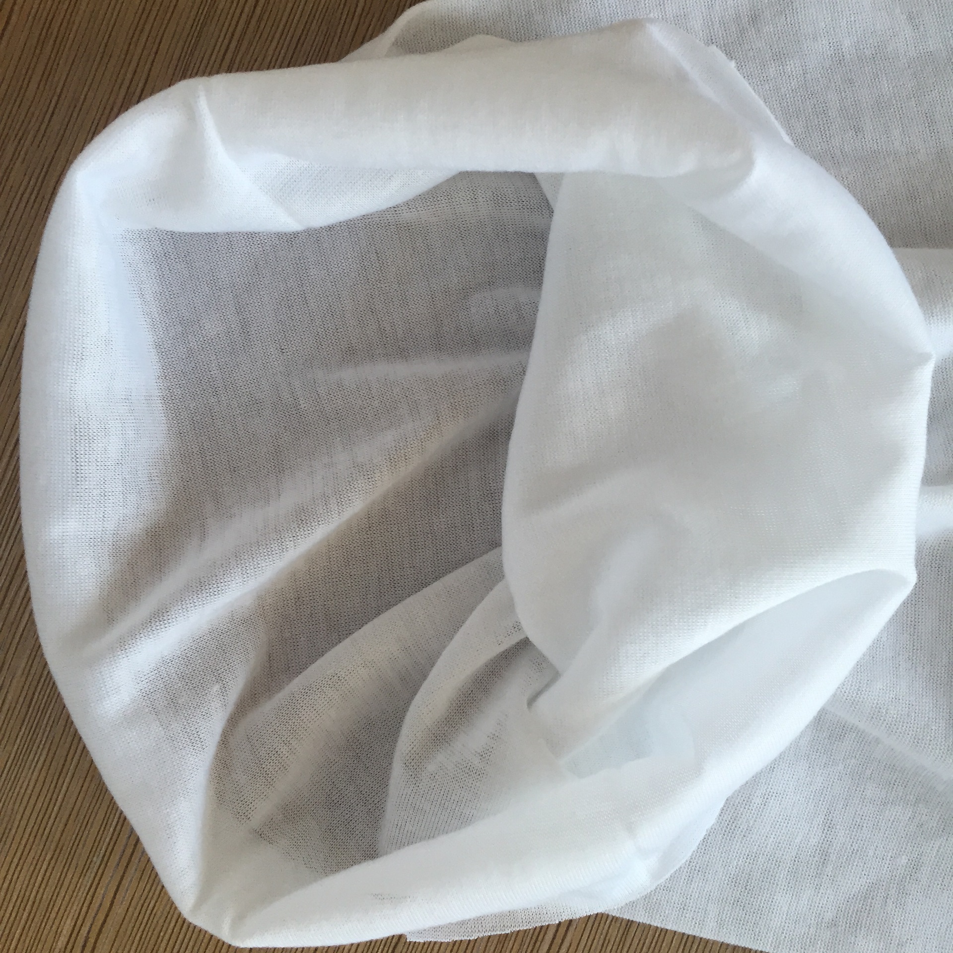 批发25cm 135g/m2无缝汗布 头巾布 围脖布 漂白现货供应 厂家直销