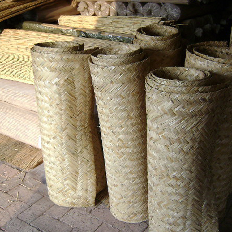 现货供应白洋淀芦苇席 房屋吊顶材料 厂家批发天然茅草 编织苇席