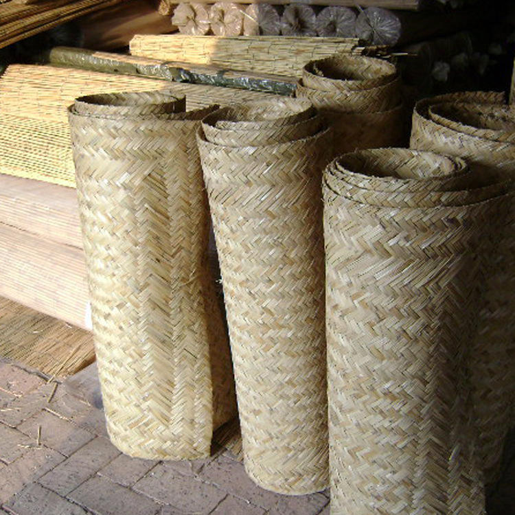 现货供应白洋淀芦苇席 房屋吊顶材料 厂家批发天然茅草 编织苇席