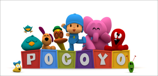 毛绒玩具公仔pocoyo小p优优 elly艾丽大象 毛绒玩具公仔批发 30cm