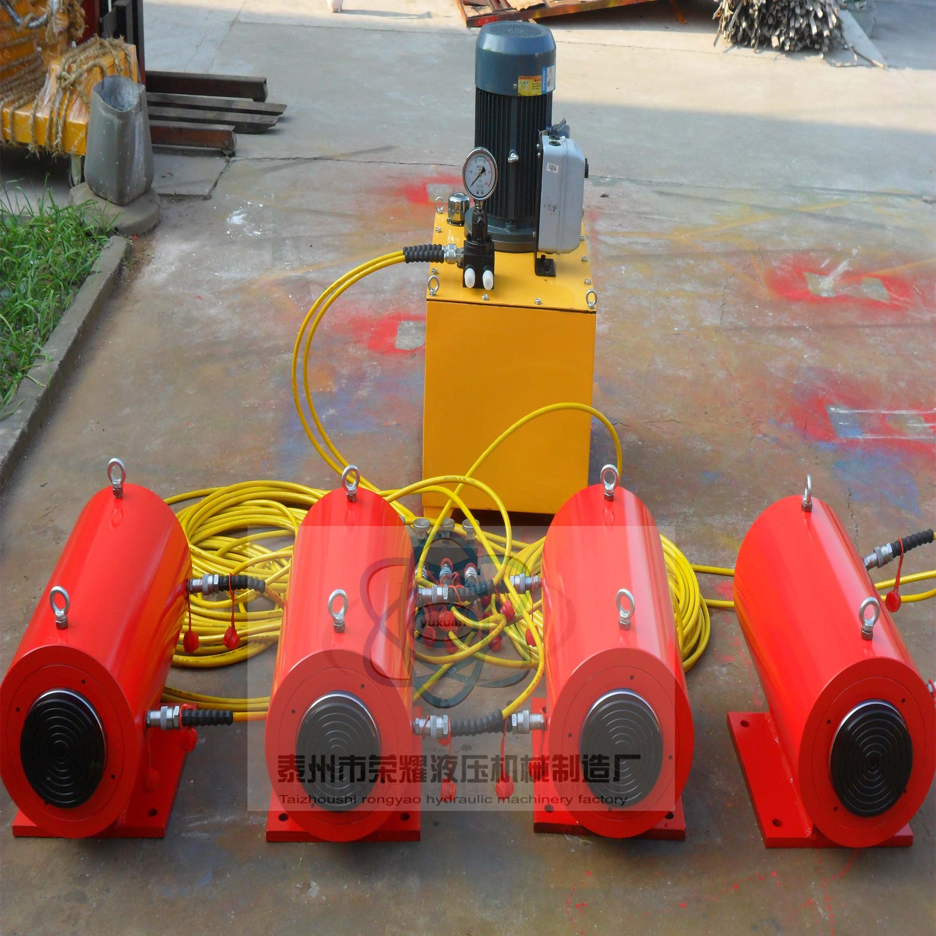 专业制造优质ftd型320吨同步千斤顶同步液压千斤顶