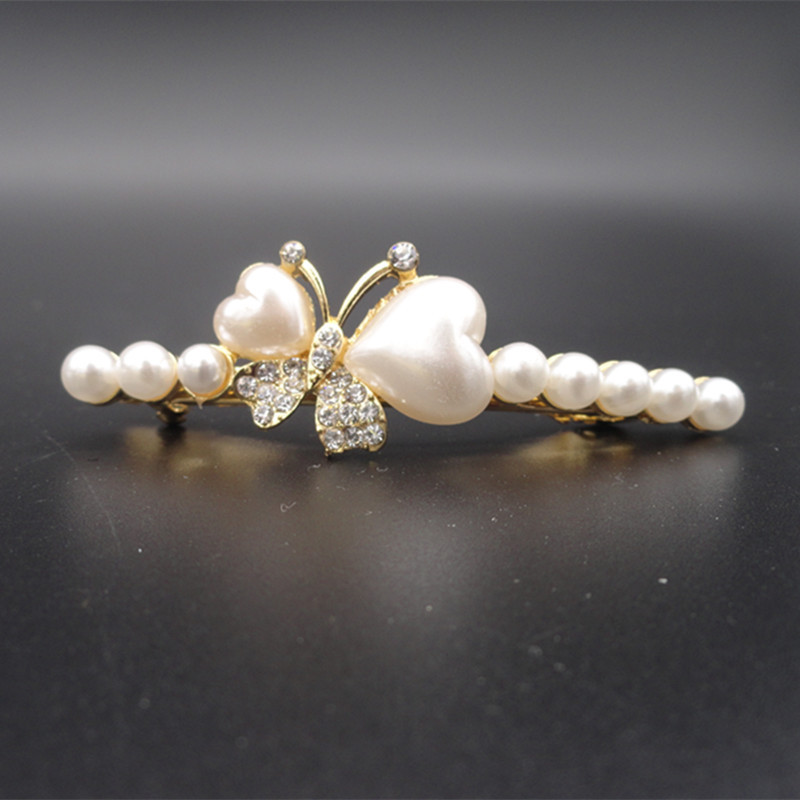 最新韩国流行蝴蝶造型锌合金发夹淘宝爆款