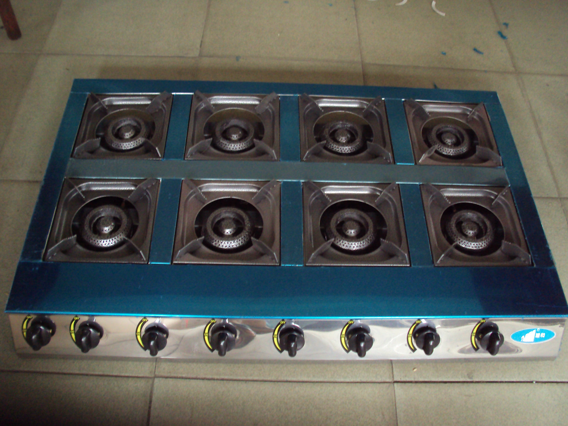 厂家批发蜂窝铸铁8眼煲仔饭煤气炉燃气灶 饭店八头砂锅灶厨卫批发