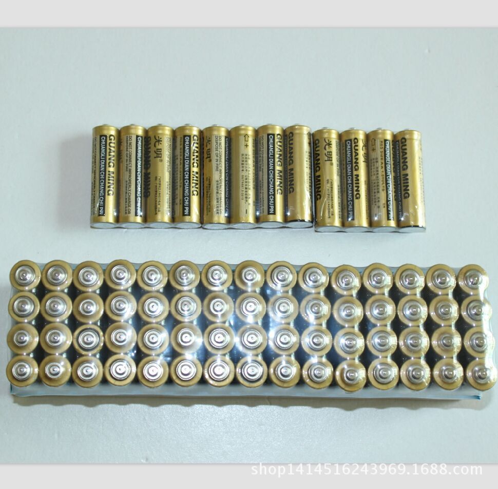 光明电池5号电池玩具电池通用碱性品牌锌锰干电池厂家直销