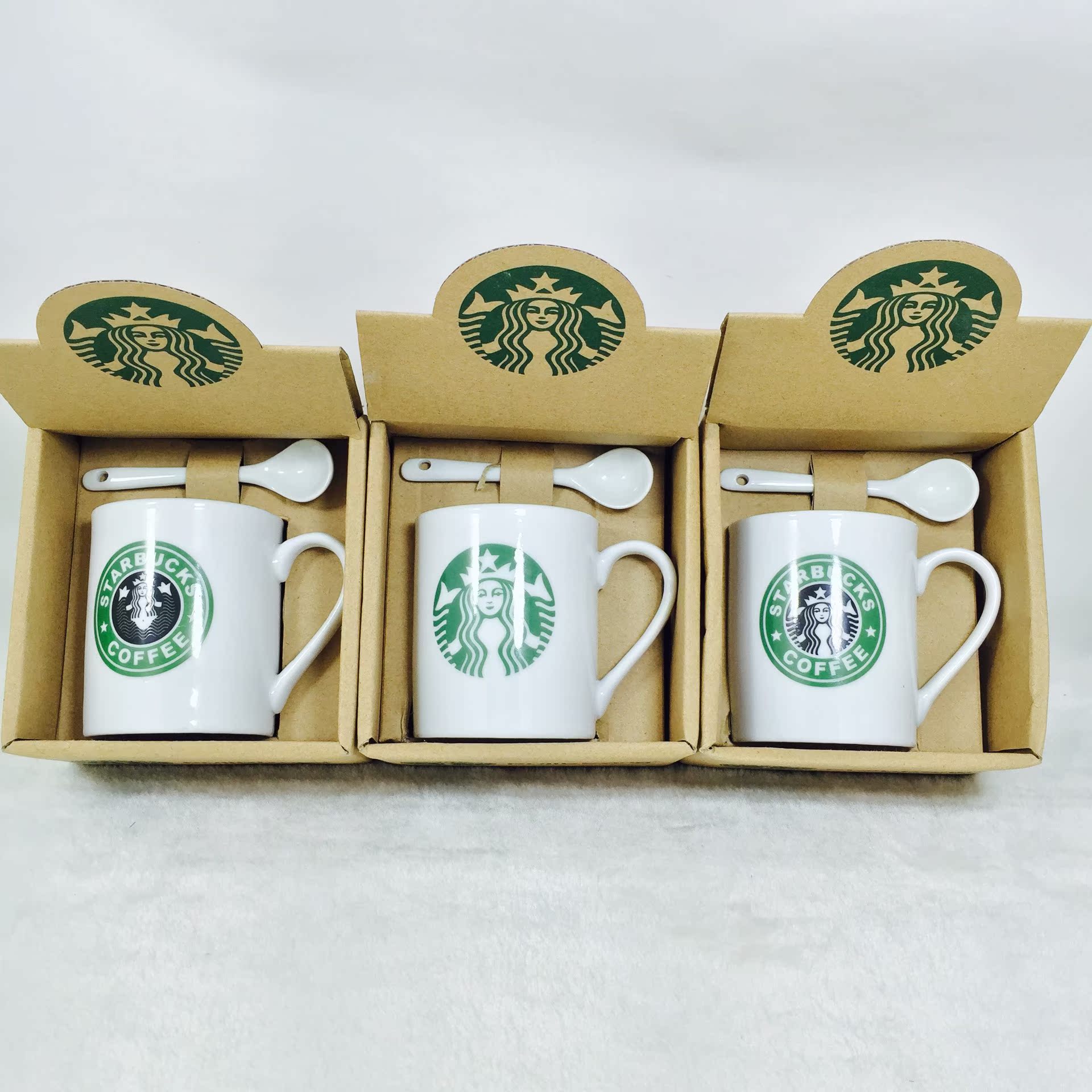 创意陶瓷单杯情侣咖啡杯星巴克 马克杯 定制logo广告礼品杯