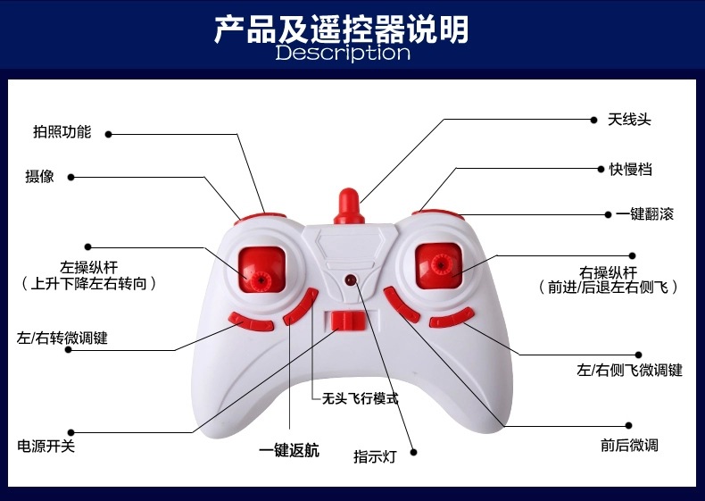 成飞航模战神之星四轴飞行器cf-885遥控飞机航拍无人机 .