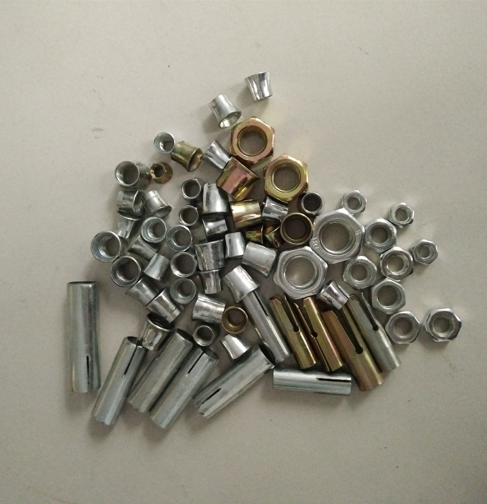 丝杆配件 膨胀管  锥形母 六角螺母 吊顶三件套m6-m12